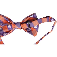 Nœud papillon à carreaux Clemson Tigers