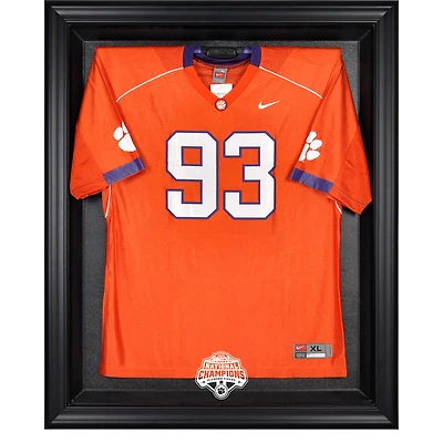 Clemson Tigers College Football Playoff 2018 Champions nationaux Noir encadré Logo Jersey Vitrine