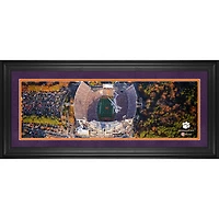 Clemson Tigers Framed 10" x 30" 2025 Military Appreciation Day Memorial Stadium Aerial Panoramic Photograph