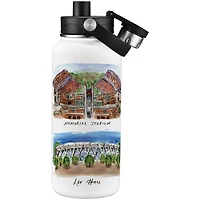 Bouteille d'eau aquarelle Laura Wilcox des Tigers de Clemson (960 ml)