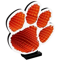 Lumière LED Infinity avec logo des Clemson Tigers