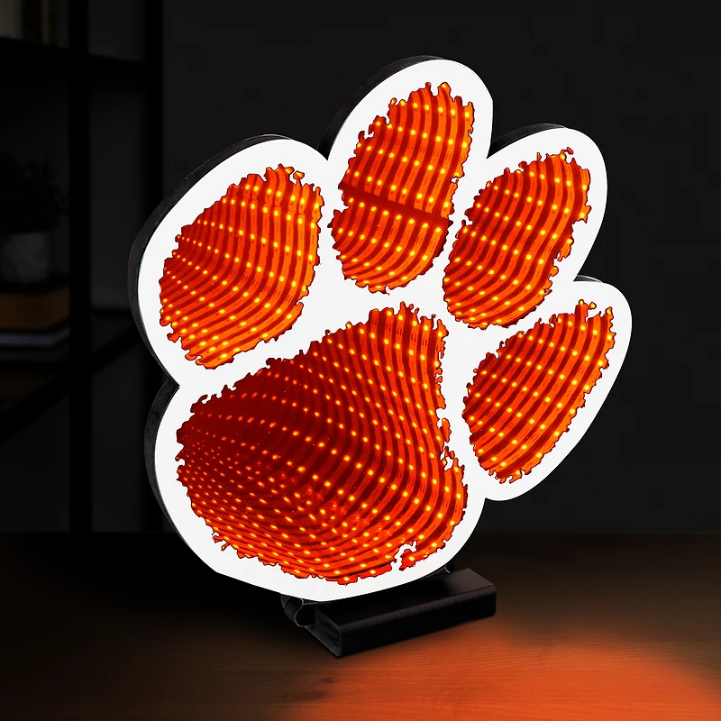 Clemson Tigers LED Infinity Logo Light