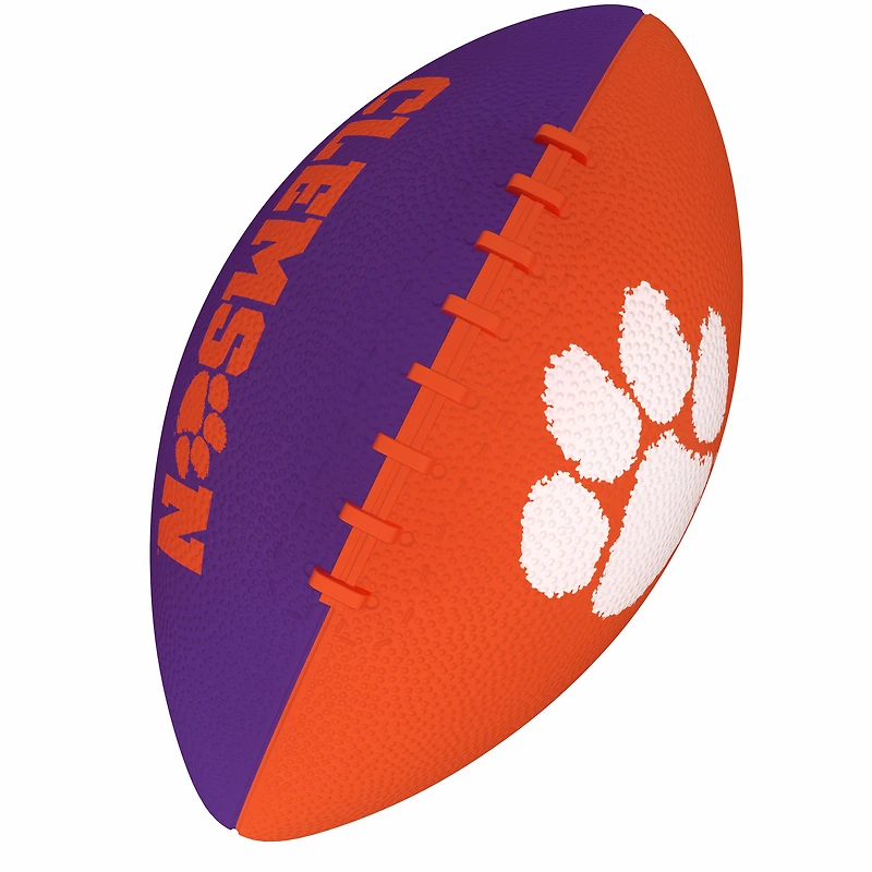 Ballon de football junior avec logo Pinwheel des Clemson Tigers