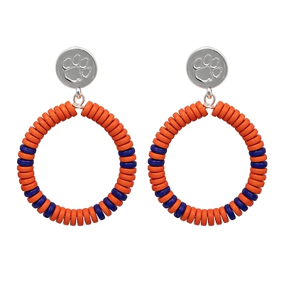 Boucles d'oreilles Raya des Tigres de Clemson