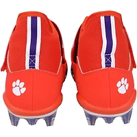 Chaussures à crampons Nike Alpha Pro 2 orange et violettes de l'équipe des Clemson Tigers issues du programme football
