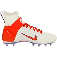 Clemson Tigers Team-Issued Orange and White Elite Cleats from the Football Program