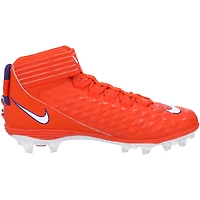Chaussures à crampons Nike Force Pro 2 orange émises par l'équipe des Clemson Tigers le programme de football