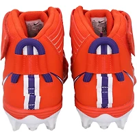 Chaussures à crampons Nike Force Pro 2 orange émises par l'équipe des Clemson Tigers le programme de football