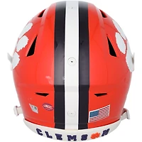 Casque orange des Clemson Tigers, issu du programme de football américain