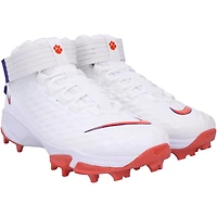 Chaussures Nike Force Pro 2 Shark blanches émises par l'équipe des Clemson Tigers le programme de football