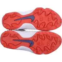 Chaussures Nike Force Pro 2 Shark blanches émises par l'équipe des Clemson Tigers le programme de football