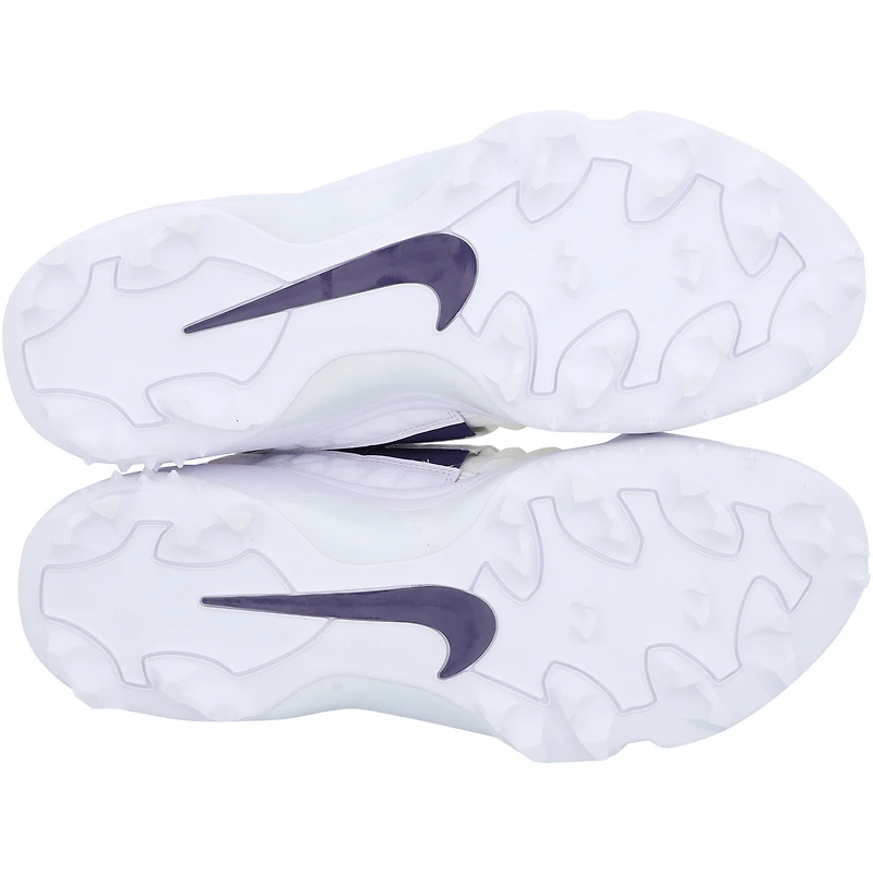 Clemson Tigers Team-Issued White Shark Cleats from the Football Program