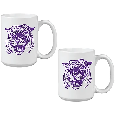Lot de deux tasses en céramique Vault Sketch de 425 ml des Clemson Tigers