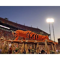 Photographie non signée du touchdown pushup des Tigers de Clemson