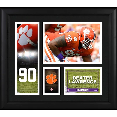 Dexter Lawrence Clemson Tigers Framed 15" x 17" Player Collage