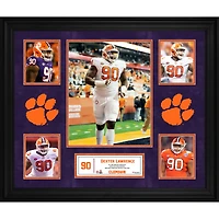 Dexter Lawrence Clemson Tigers Framed 23" x 27" 5-Photo Collage