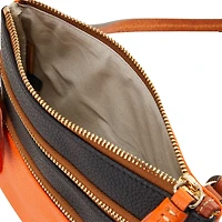 Dooney & Bourke Clemson Tigers Infield Triple Zip Crossbody Purse