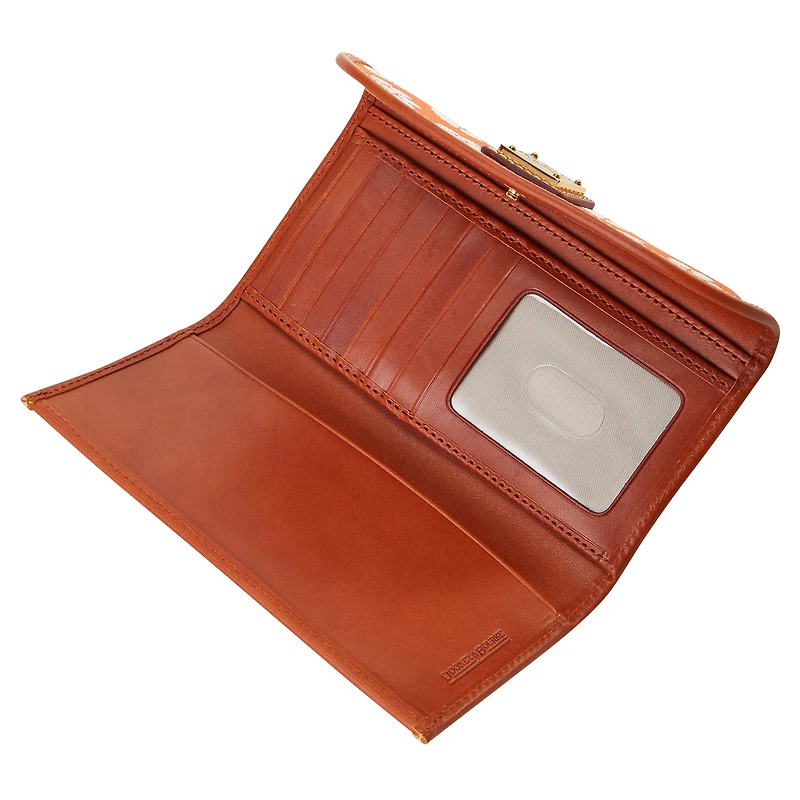 Dooney & Bourke Clemson Tigers Signature Continental Clutch