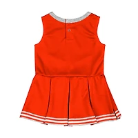 Robe de cheerleading orange Lollipop Park pour fille, motif Colosseum, Clemson Tigers