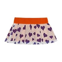 Ensemble deux pièces pour nouveau-né et bébé fille Clemson Tigers, body jupe Love My Team
