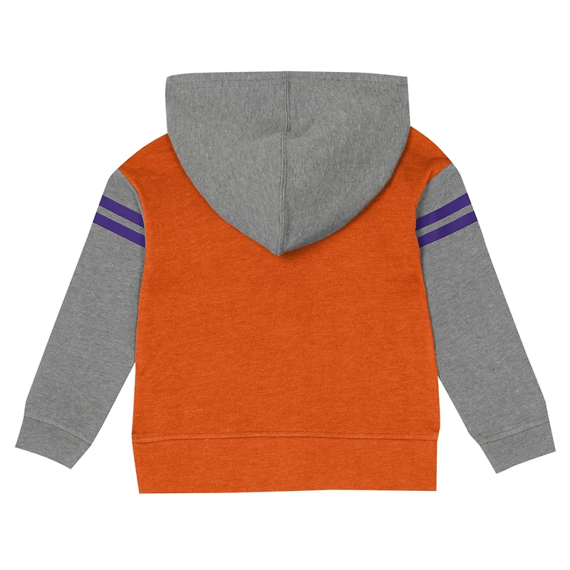 Ensemble sweat à capuche et leggings pour filles de maternelle orange Clemson Tigers Preschool Clubhouse