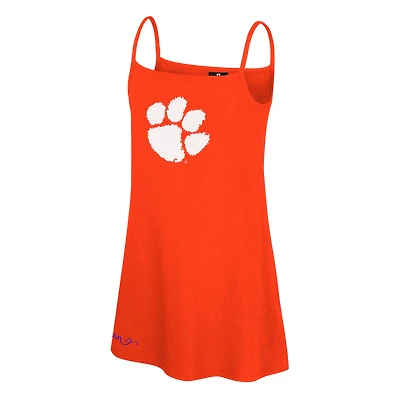 Robe débardeur Brook orange pour filles du Colisée des Tigers de Clemson