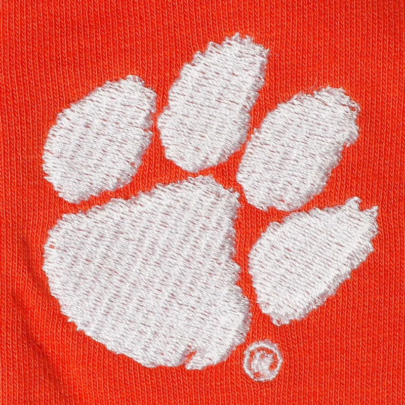 Body polo orange Clemson Tigers pour bébé