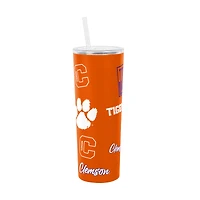 Logo Brands Clemson Tigers 30oz Dreamweave Straw Tumbler