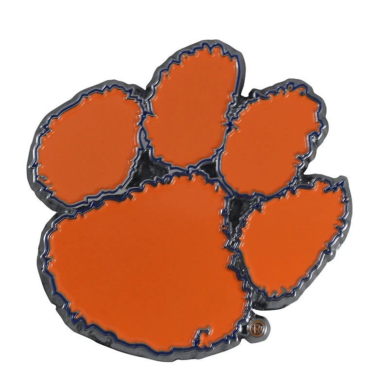 Logo Brands  Clemson Tigers Embossed Color Auto Emblem