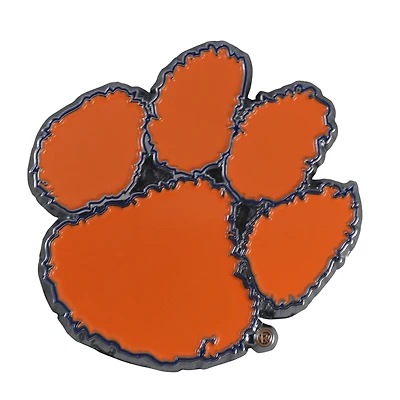 Logo Brands  Clemson Tigers Embossed Color Auto Emblem