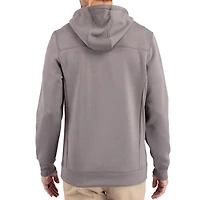 Men's Cutter & Buck  Gray Clemson Tigers Roam Eco Recycled Half-Zip Pullover Hoodie