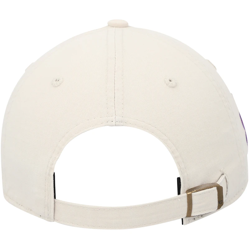 Casquette réglable '47 Cream Clemson Tigers Crossroad MVP pour homme