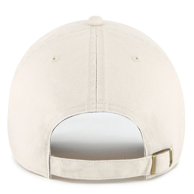 Men's '47 Cream Clemson Tigers Grand Stand Clean Up Adjustable Hat