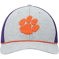 Casquette Flex '47 Clemson Tigers Harbinger Trophy pour homme, gris/violet
