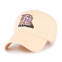 Casquette ajustable orange clair « 47 » pour homme des Clemson Tigers Vault Clean Up