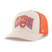 Men's '47  Natural Clemson Tigers Drawbridge Trucker Adjustable Hat
