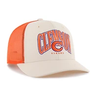 Casquette trucker ajustable Clemson Tigers Drawbridge, modèle 47 Natural pour homme