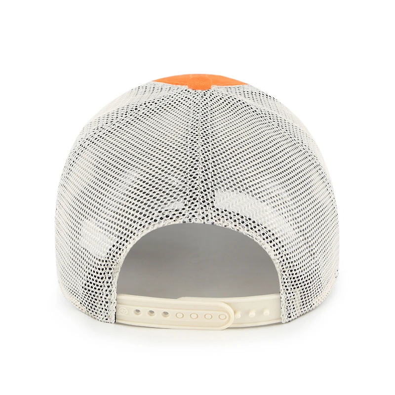 Casquette '47 orange/blanc Clemson Tigers Interlude MVP Trucker Snapback pour homme