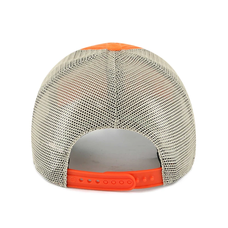 Men's '47 Orange Clemson Tigers Four Stroke Clean Up Trucker Snapback Hat