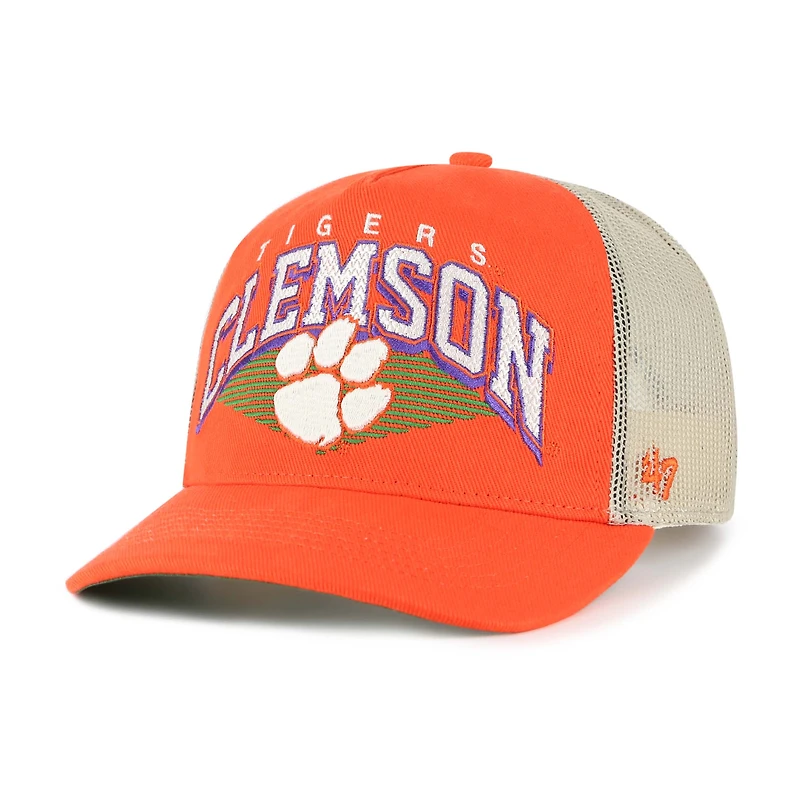 Casquette de camionneur ajustable en maille Pomona Orange '47 des Tigers de Clemson pour homme