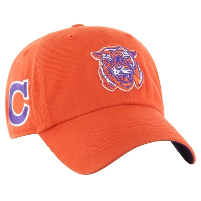 Casquette ajustée vintage Sure Shot Franchise '47 Orange Clemson Tigers pour hommes