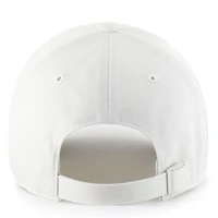 Men's '47 White Clemson Tigers Contemporary Basics Foundation Clean Up Adjustable Hat