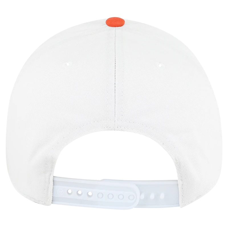 Casquette ajustable Gridiron Clean Up des Clemson Tigers '47 blanche pour homme