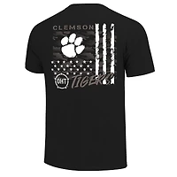 Men's  Black Clemson Tigers Comfort Colors OHT Camo Overlay T-Shirt
