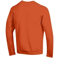 Men's Champion  Orange Clemson Tigers Basic Arch Fleece Pullover Sweatshirt