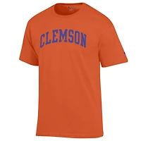 Men's Champion  Orange Clemson Tigers Basic Arch T-Shirt