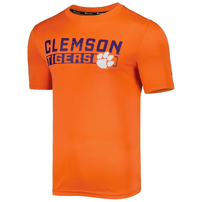 Men's Champion Orange Clemson Tigers Impact Knockout T-Shirt