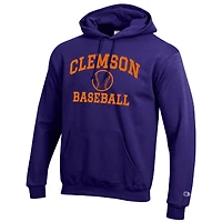 Sweat à capuche Champion Purple Clemson Tigers pour homme