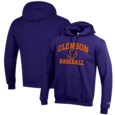 Sweat à capuche Champion Purple Clemson Tigers pour homme