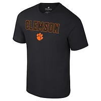 T-shirt Colosseum Black Clemson Tigers Color Pop Active Blend pour hommes